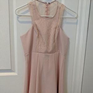 Bcbgeneration pink smoke cocktail dress